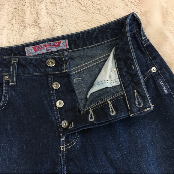 Silver Jeans Vintage High Rise Flare Jeans Size 30 - Picture 4 of 14